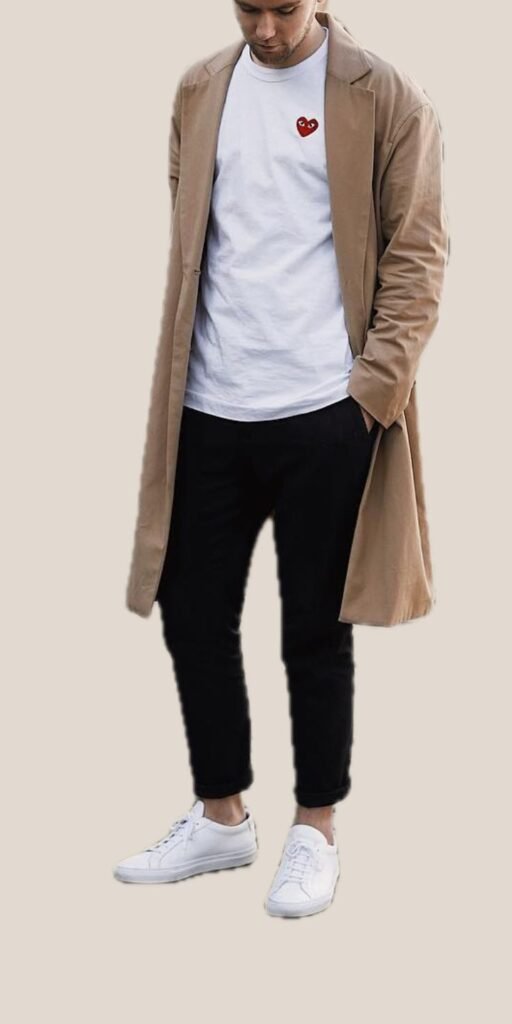 Camel Coat Layering